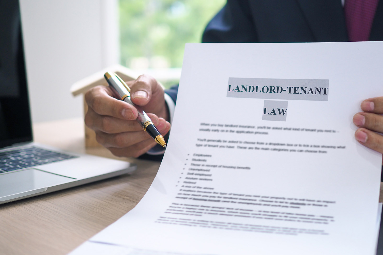 “landlord-tenant law” agreement outlining what’s expected of each party in a lease
