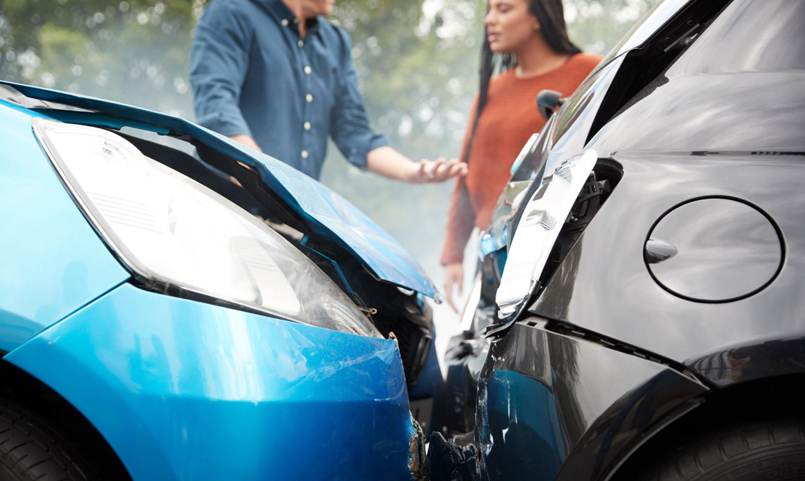 A car crash that triggers the coverage of no-fault insurance