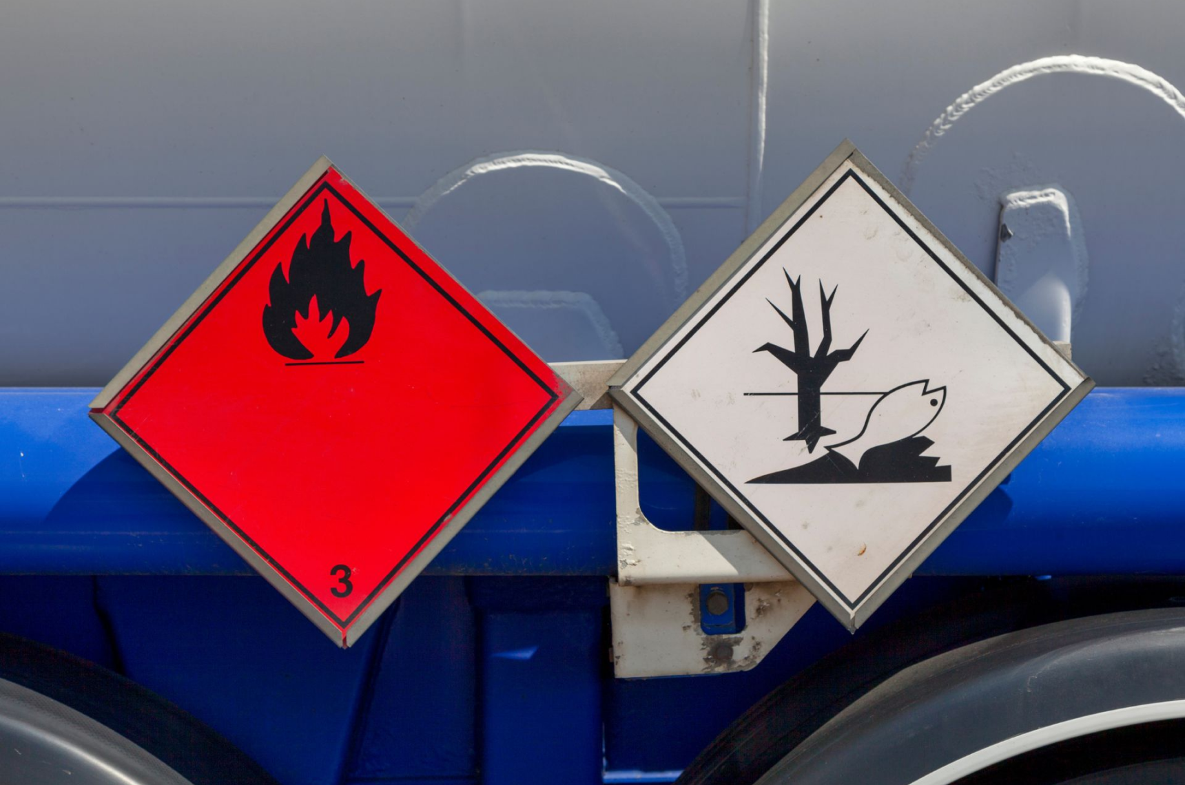  Warning signs for the transport of dangerous goods 