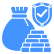Protection for business assets Icon